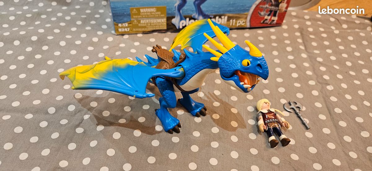 Playmobil set 9247 Dragons Astrid et Tempête - Complet avec boîte et notice (image 5)