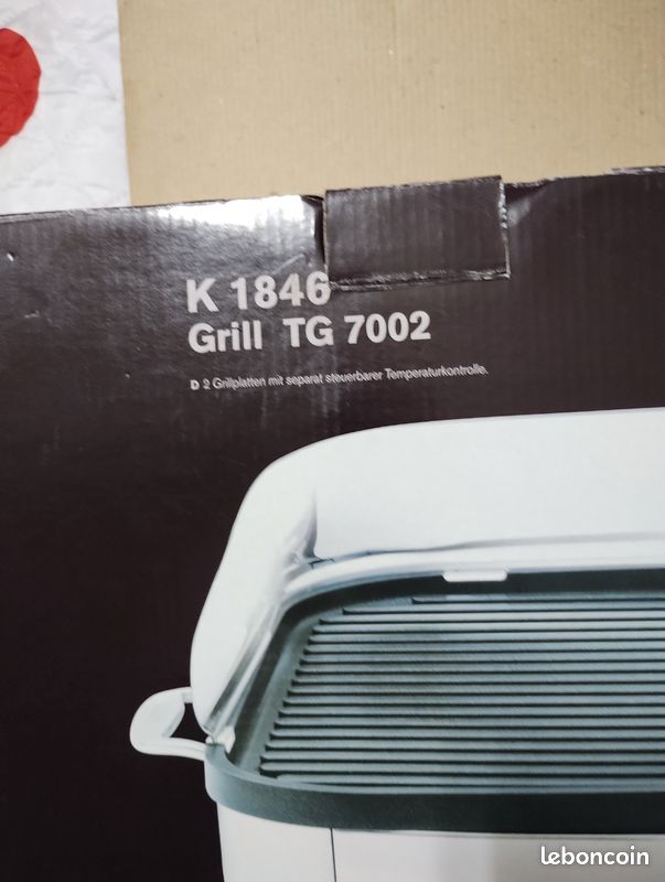 Grill Krups K1846 TG 7002 - noir/inox Grill Krups K1846 TG 7002 - noir/inox
