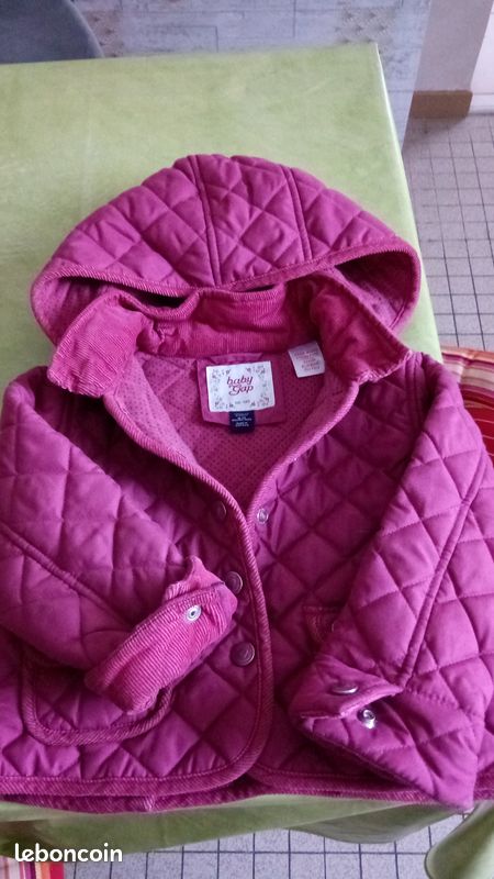 Anorak rose 18/24 mois (Lvgp) (image 3)