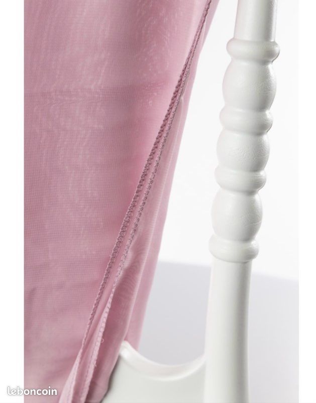 Drapés noeuds de chaise vieux rose mousseline (image 2)