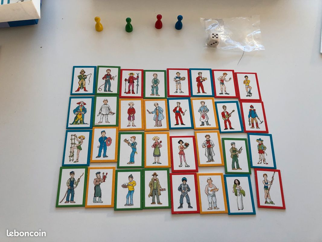 Jeu De Société Ravensburger 'À La Découverte De L'École Des Copains/Métiers' - Complet - Occasion