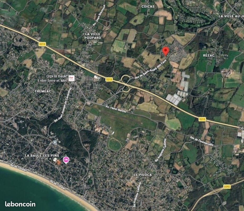 Terrain 849 m² La Baule Escoublac · à La Baule-Escoublac · 202 500 €