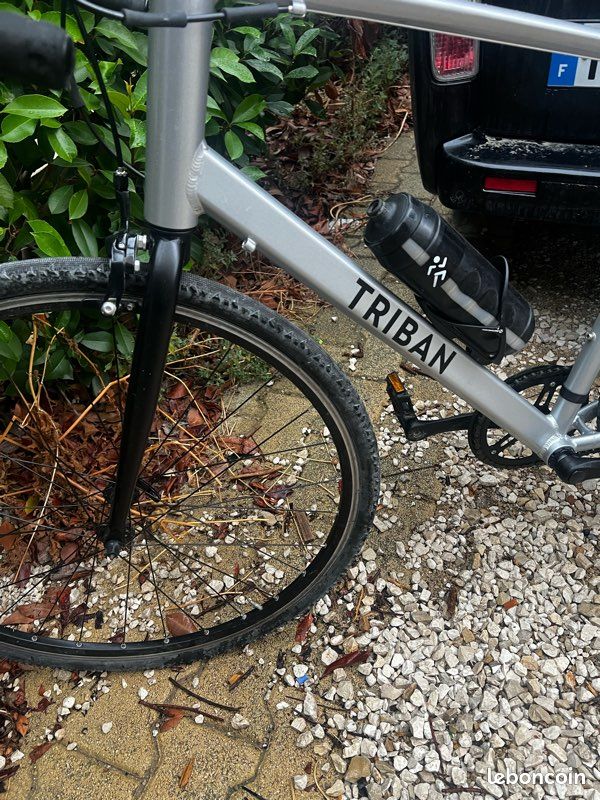 Velo gravel route triban alu xl comme neuf porte bagage sacoche (image 1)