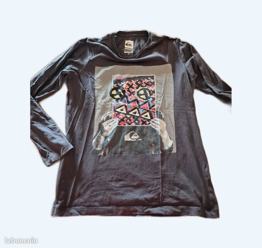 Lot De T-shirts Manches Longues Garçon 12 Ans – Multicouleur, Neufs Avec étiquettes