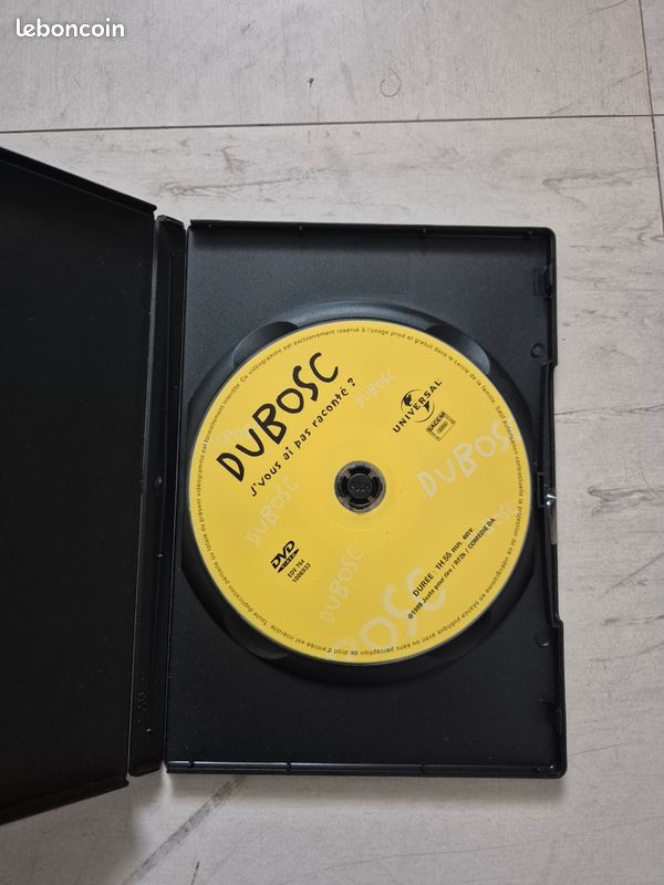 Dvd "franck dubosc, j'vous ai pas raconté"
Fonctionne parfaitement 
Bon état (image 2)