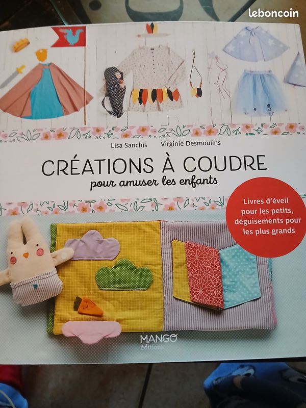 Livre de couture : Créations à coudre pour amuser les enfants" (image 1)