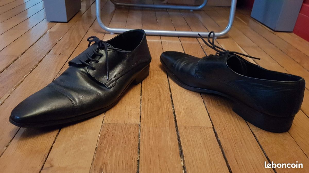 Chaussures de ville habillées en cuir taille 42 Minelli (image 3)