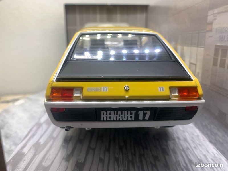 Renault R17 MK1 TL 1973 jaune Solido 1/18 - Collection