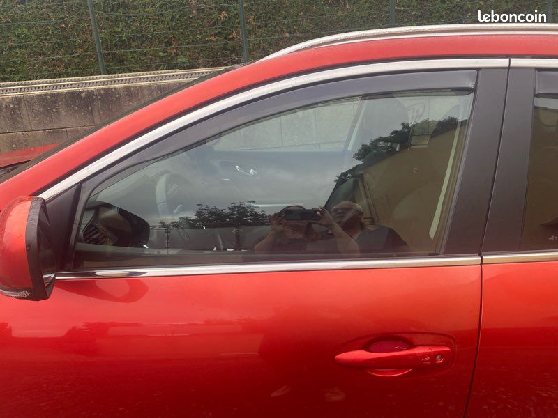 Déflecteurs Latéraux Noir Sur Mesure Pour Renault Kadjar 2015 - Portes Avant