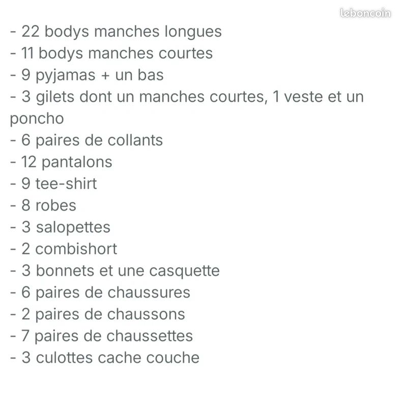 Carton 100 pièces vêtements fille 3 mois été (image 3)