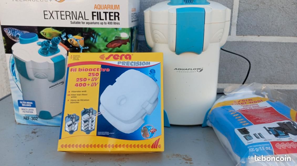 Pompe à filtre pour Aquarium - Aquaflow - jusqu'à 400 Litres (image 1)