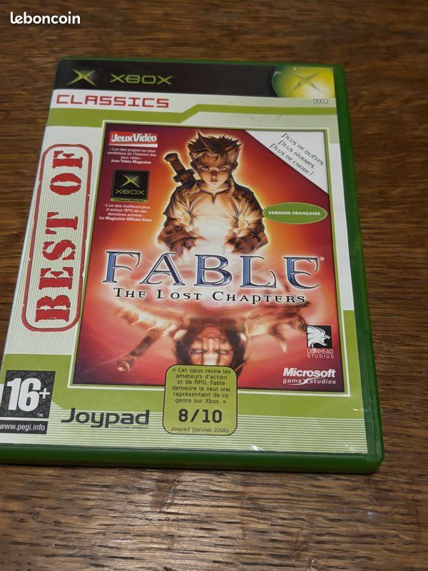JEU PC ★ FABLE THE LOST CHAPTERS (4 DISC) ★ JEU MICROSOFT RPG VERSION FRANCAISE