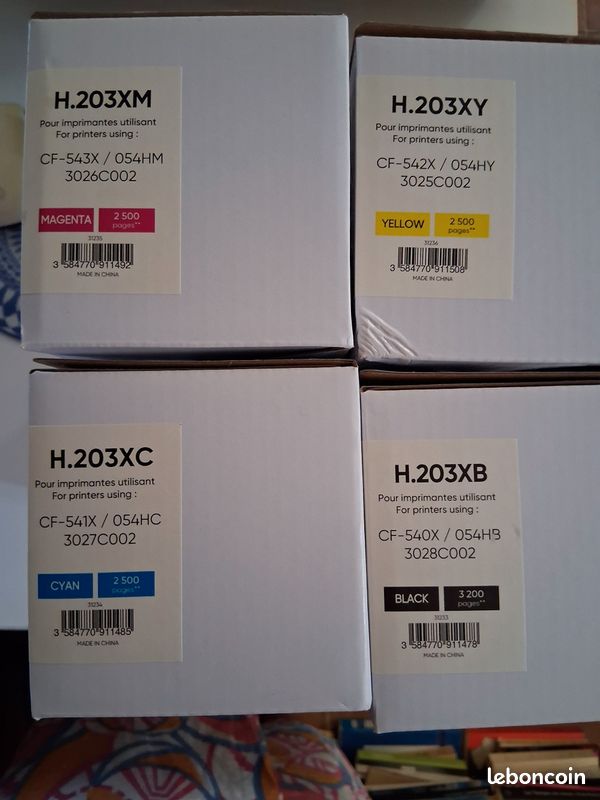 Compatible toner hp H 203 XY- XB-XC-XM (image 2)
