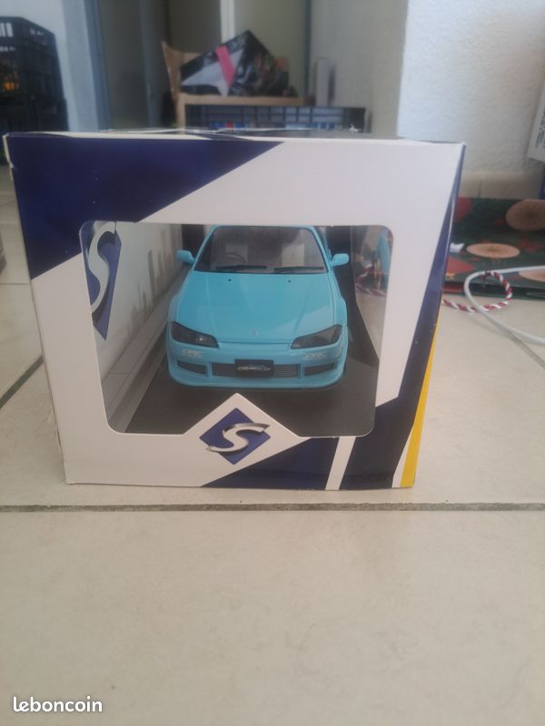 Nissan Silvia S15 Spec-R Aero Aspen 1999 - 1/18 Solido S1812201 - Blanche - Métal