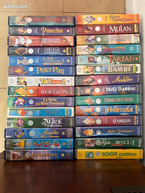 Cassettes vhs disney (image 1)