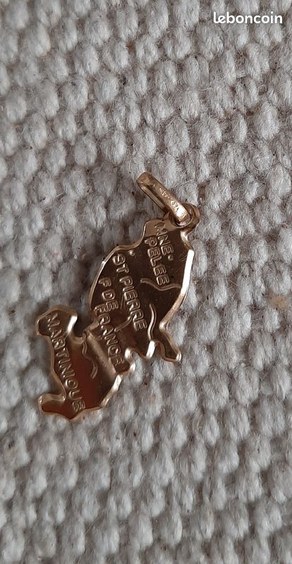 Pendentif martinique or (image 1)