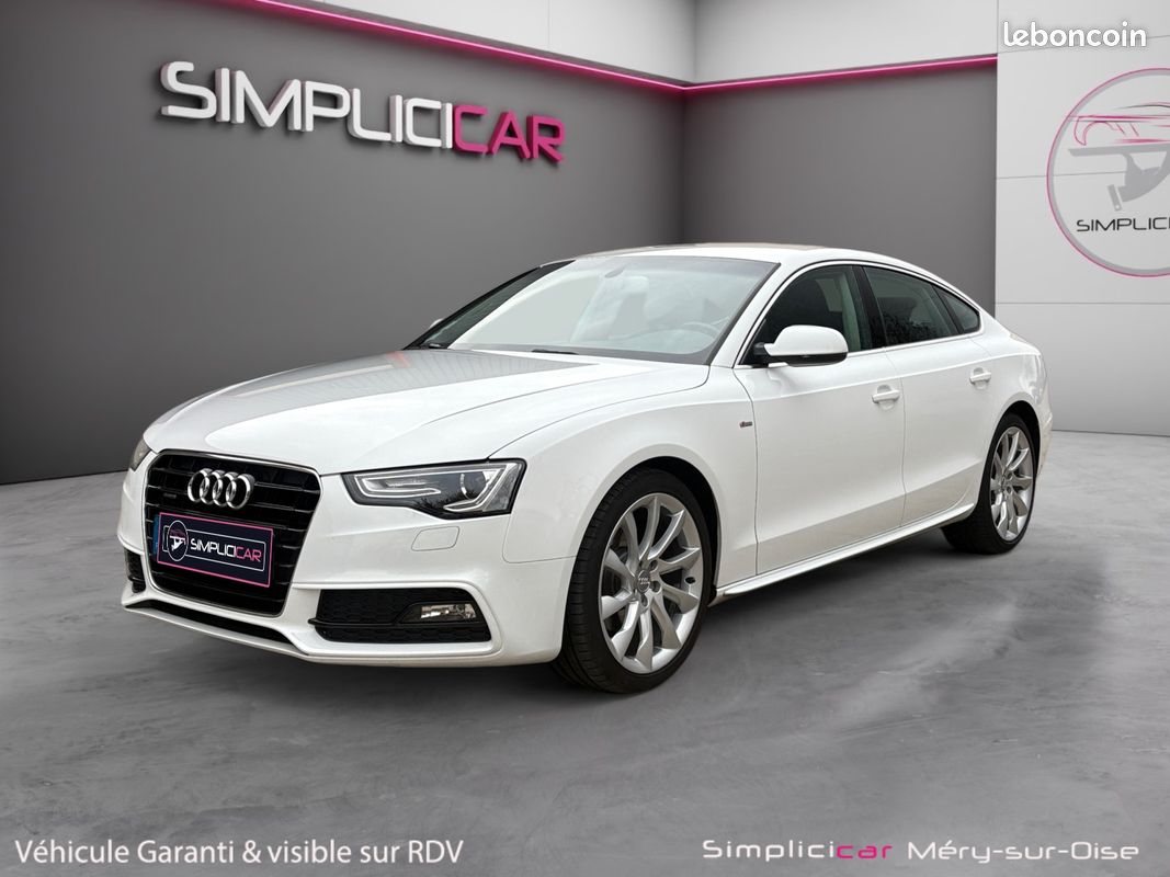 AUDI A5 (2) SPORTBACK 2.0 TDI 190 S LINE QUATTRO S TRONIC 190Ch Garantie 12 mois TRÉS BON ÉTAT SUIVI AUDI (image 4)