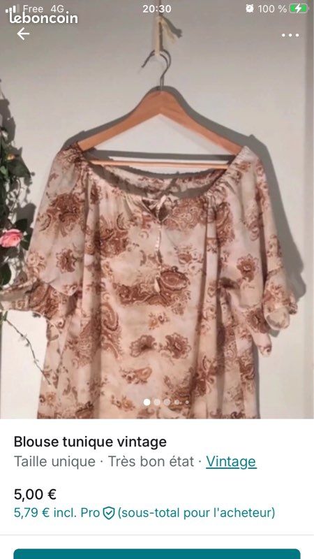 Lot de 5 vêtements femme L (image 6)