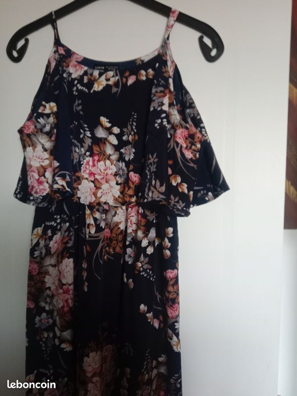 Robe Noire Avec Short Intégré SHEIN - Taille L (40/42), Polyester, Très Bon état