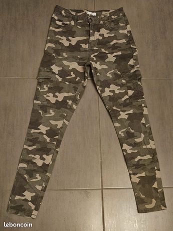 Pantalon skinny militaire femme taille 36 marque kiabi Vêtements