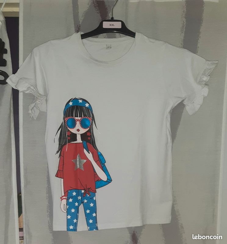 Tee-shirt fille Taille 12 ans (image 1)