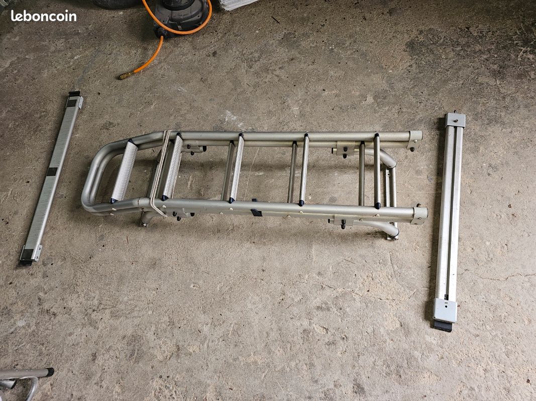 Échelle Rabattable Galvanisée Pour Camion/camping-car - 3 Marches, Charge 300kg, Acier Inox