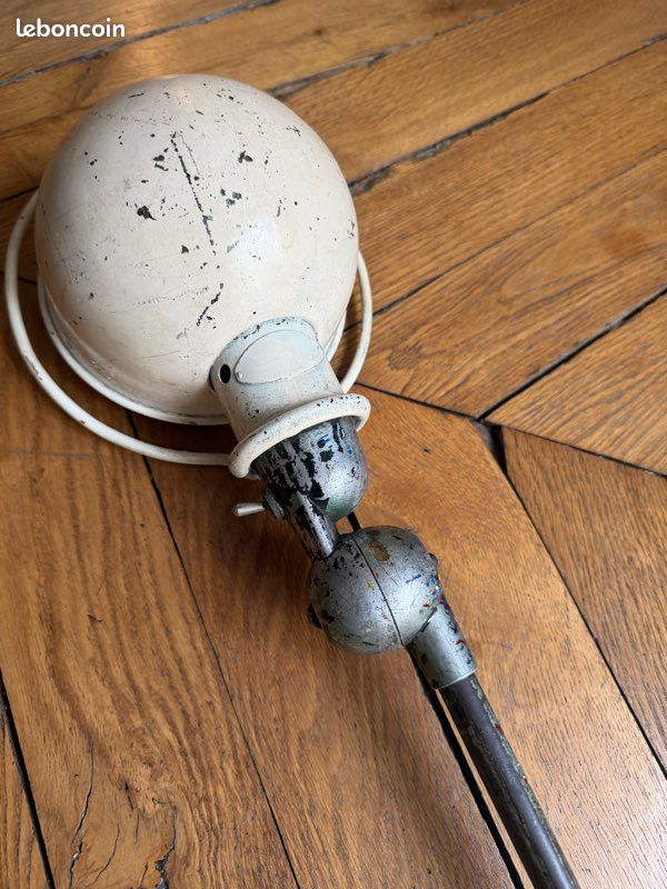 Belle lampe d atelier ou d’usine vintage jielde (image 3)