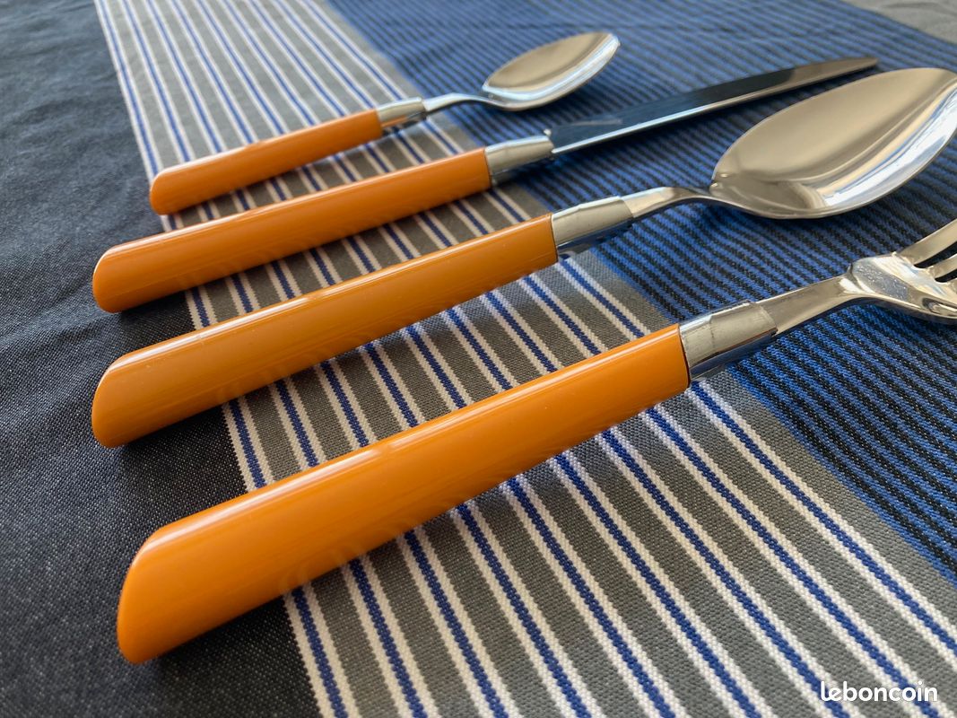 Lot De 12 Couverts Acier Inoxydable - 6 Fourchettes + 6 Cuillères à Soupe 19,5 Cm Doright