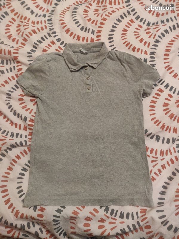 Polo manches courtes petit bateau 10/12 ans (image 1)