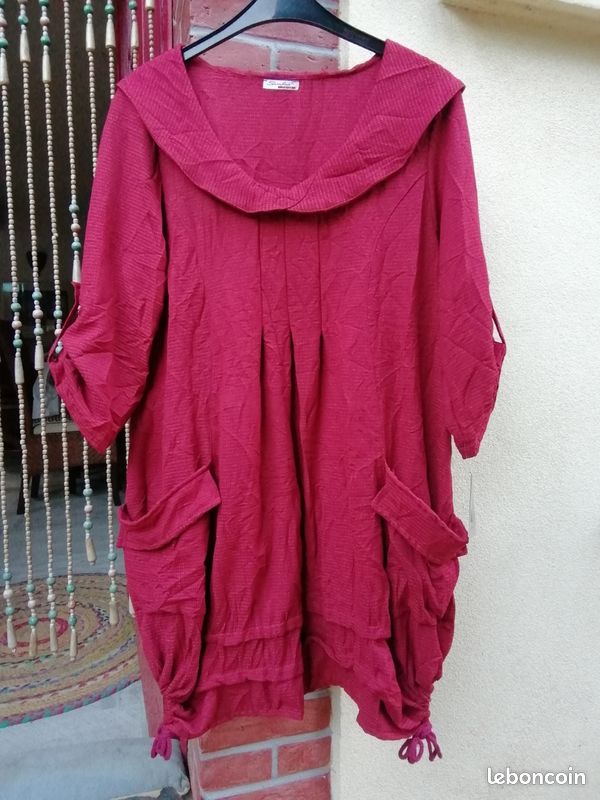 Tunique rouge Sarafina état neuf (image 1)