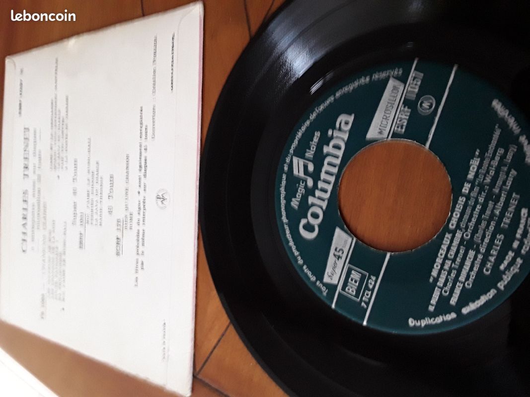 2 vinyl 45t Charles trenet columbia (image 4)