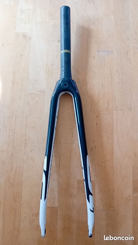 Fourche Cannondale carbon 1P1/8-1P1/4 Noir/Rouge/Orange - Vélos et Cadres