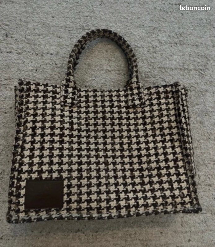 Sac cabas Sandro tweed (image 1)