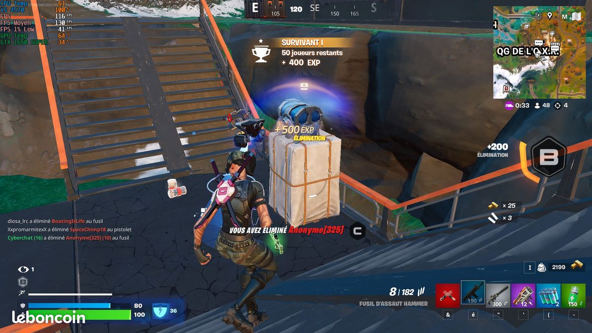 Battle Royale Gtx 1650 Fortnite Benchmark Fortnite Fps Gtx 1650