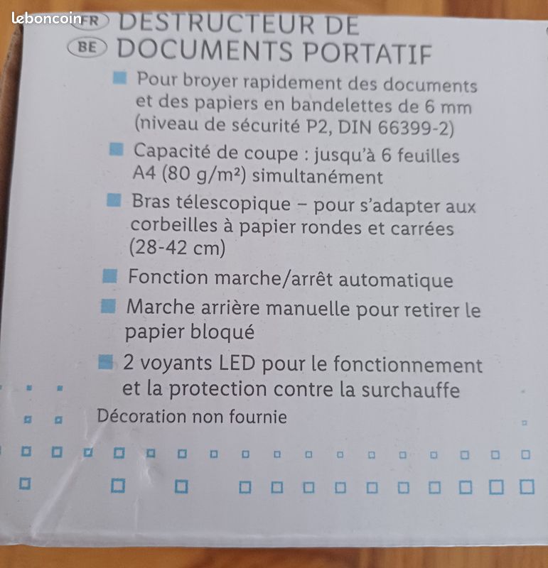 Broyeur papier (image 2)