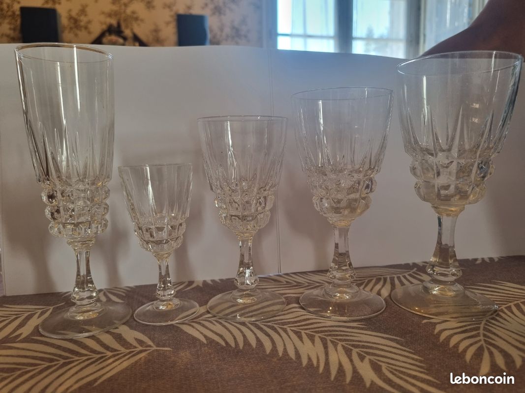 Verres en cristal (image 1)