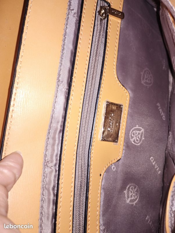 Sac a main bandoulière fiato jaune moutarde (image 3)