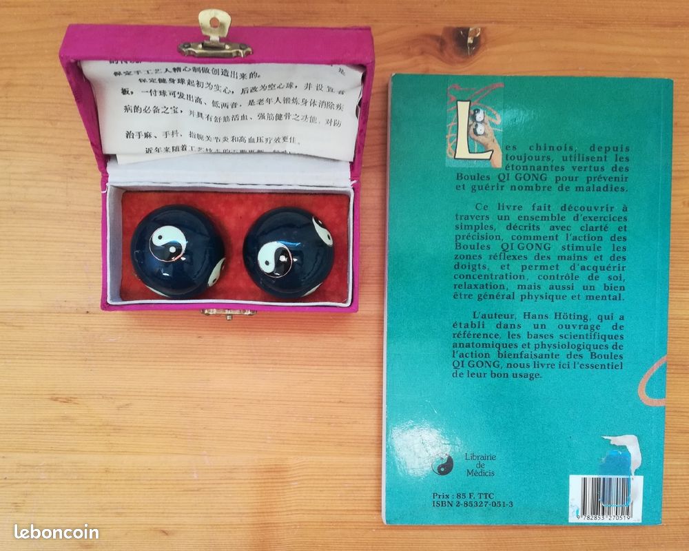 Boules qi Gong et livre d'utilisation (image 1)