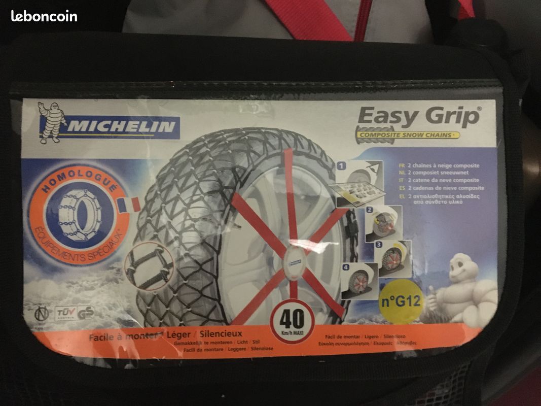 Michelin Easy Grip CATENE DA NEVE G12 185/55-15 195/50-15 175/65-14  175/70-14