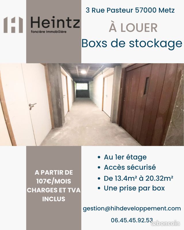 Local commercial 1 pièce 15 m² · à Metz · 15 m² · 107 €/mois