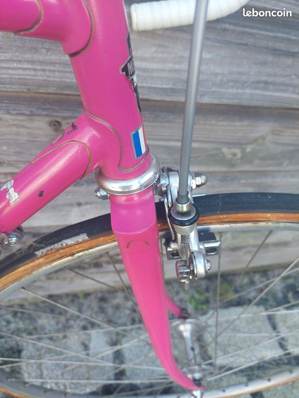 VÉLO DE course Mercier rose - 57cm - 1981 vintage EUR 489,00 - FR