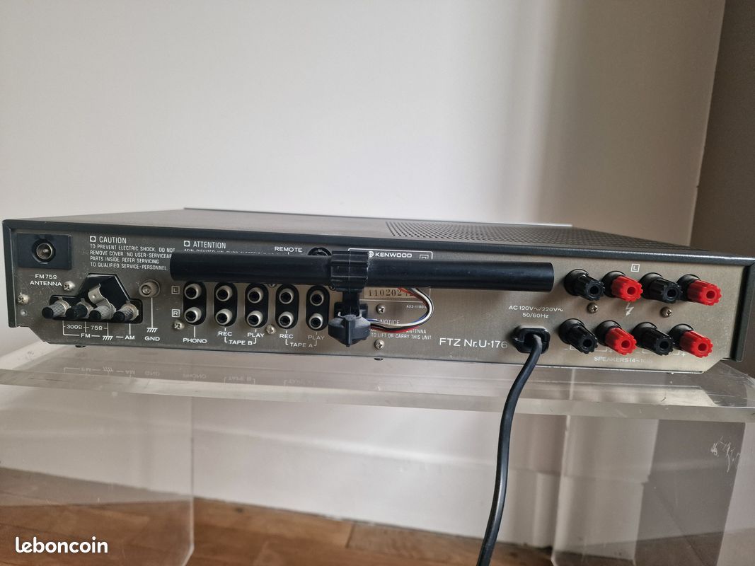 Ampli tuner kenwood kb 80l extra plat 1980 (image 12)