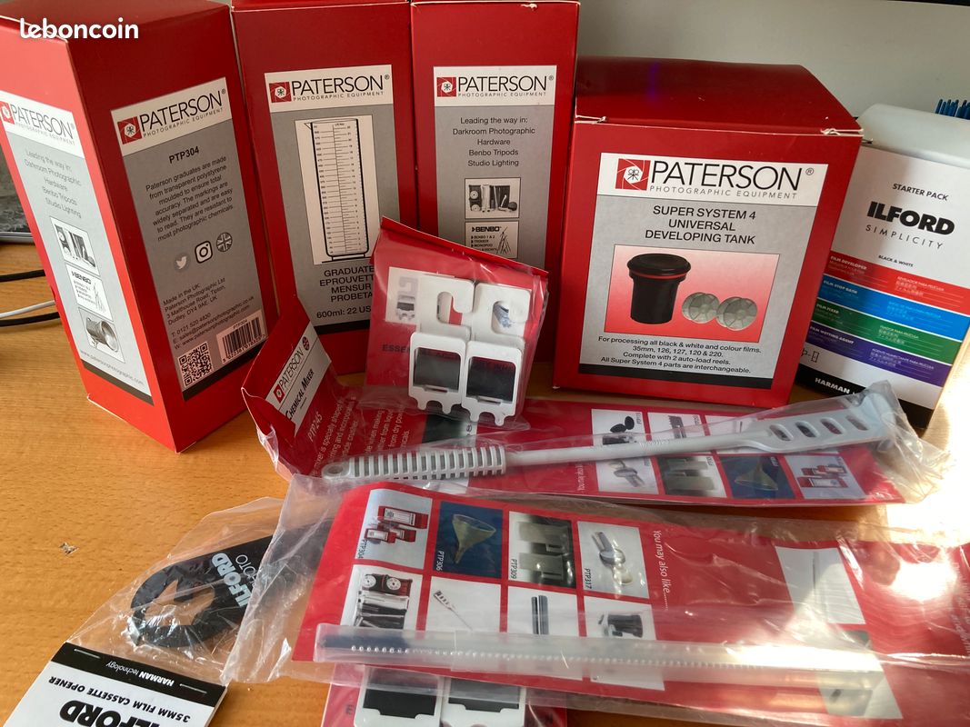 Starter Kit Black And White Developing Kit ILFORD Paterson Darkroom Starter Kit ILFORD PHOTO