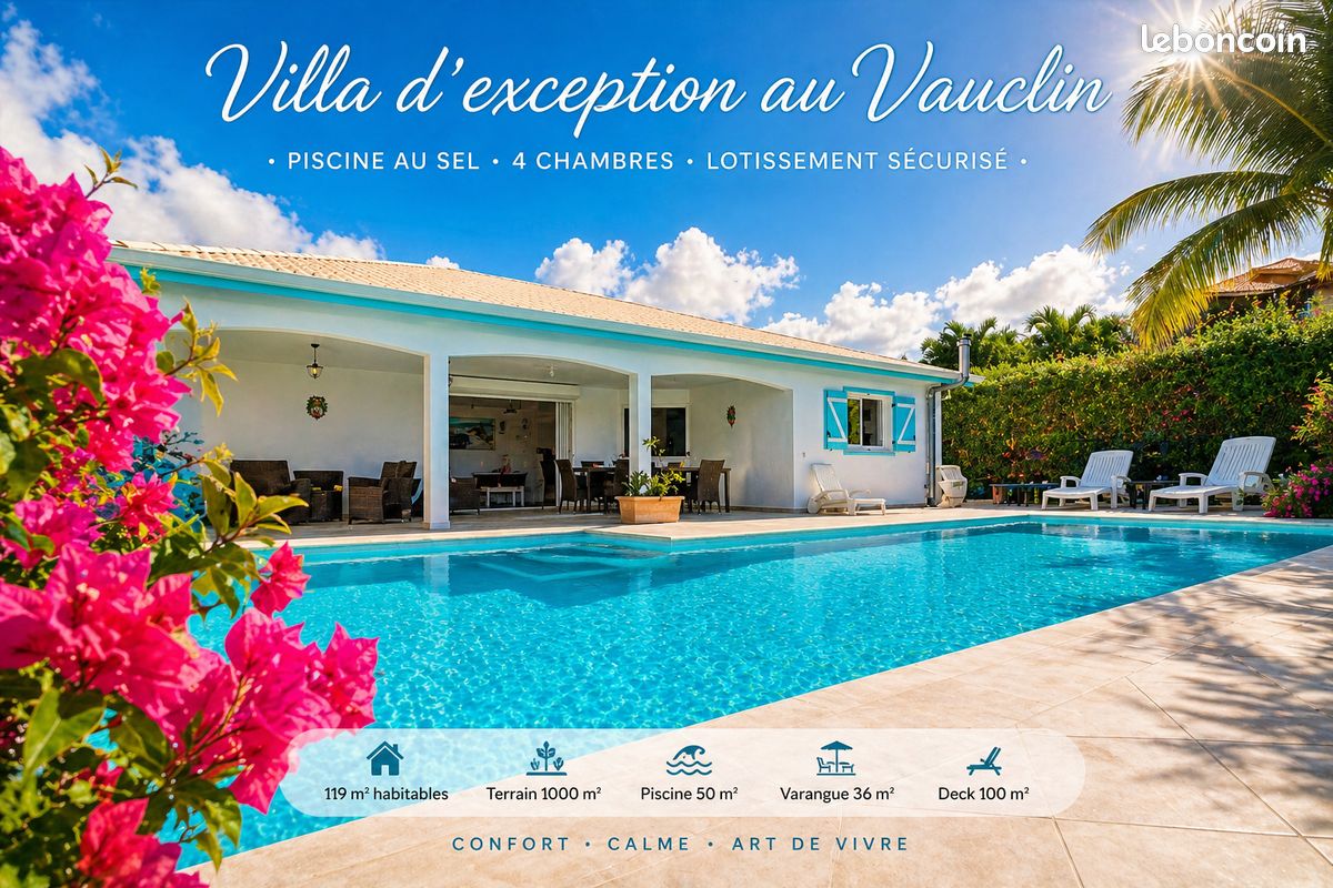 Maison 5 pièces 119 m² · à Le Vauclin · 119 m² · 569 000 €
