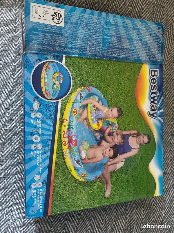 Petite Piscine Gonflable, Pataugeoire Gonflable, Piscine Gonflables pour Enfant 60cm, Piscine Pataugeoire pour Jardin, Maison, Extérieur, Plage (B Petite Piscine Gonflable, Pataugeoire Gonflable, Piscine Gonflables pour Enfant 60cm, Piscine Pataugeoire pour Jardin, Maison, Extérieur, Plage (B