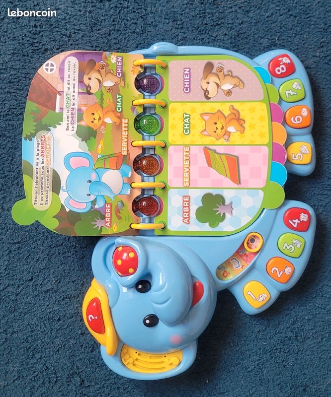 Jeu électronique Vtech titouan l'éléphant (image 2)