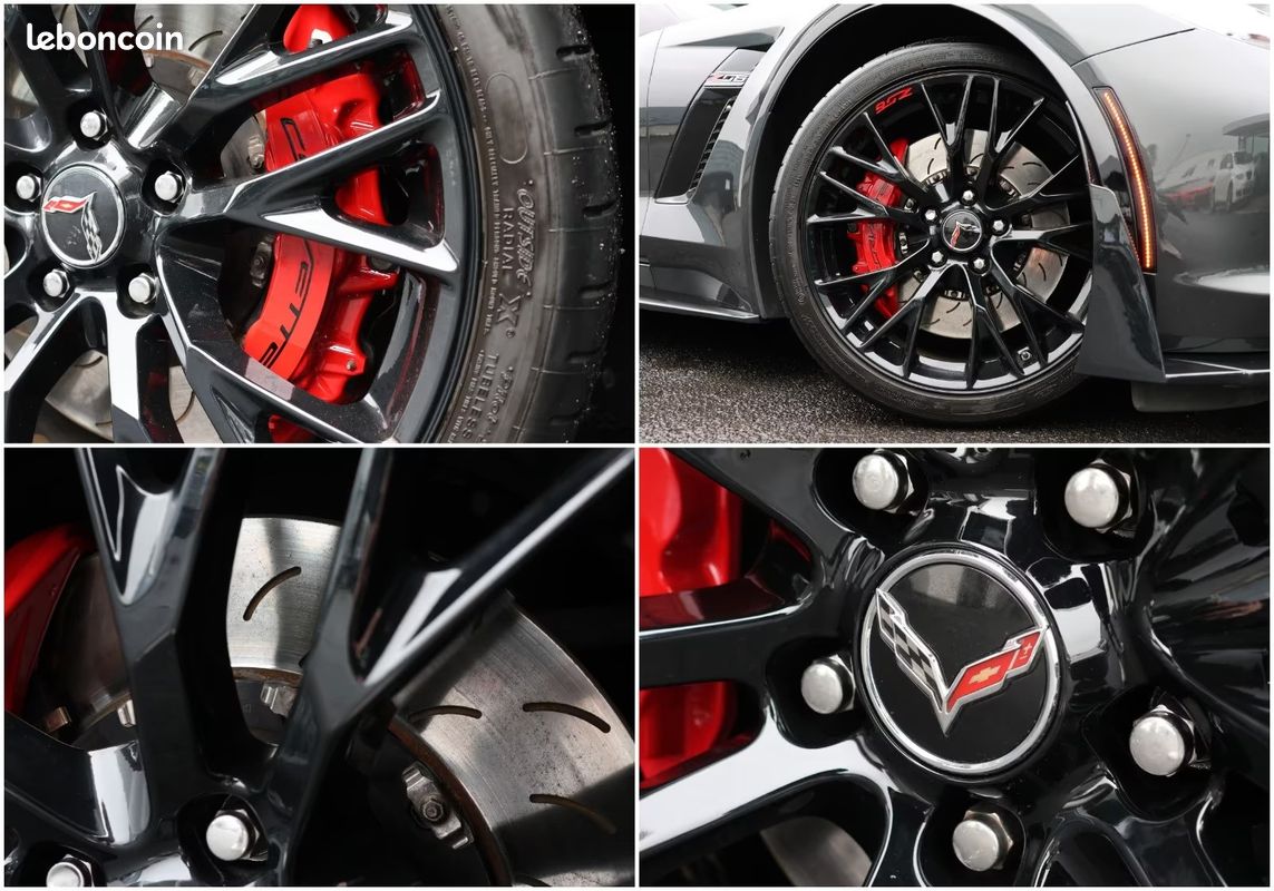 CORVETTE C7 Z06 6.2 V8 659 ch – HUD – Bose – Caméra 360° – Targa Carbone (image 13)