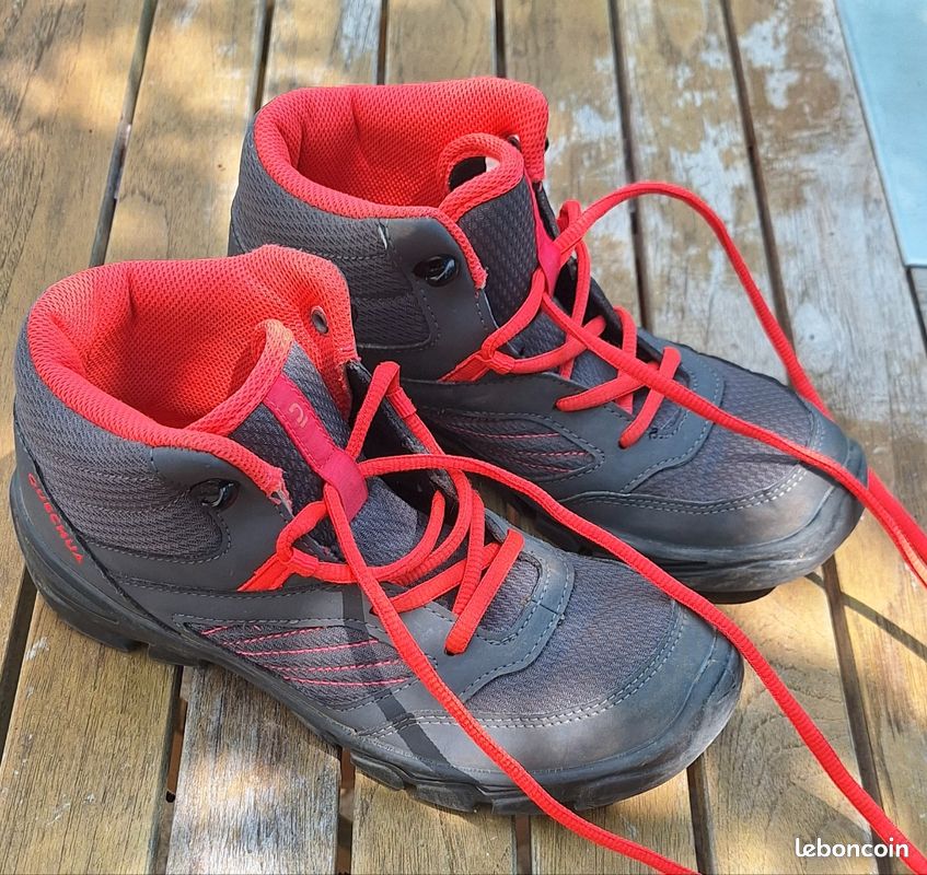Mh100 Mid Decathlon Chaussures De Marche Enfant Chaussures