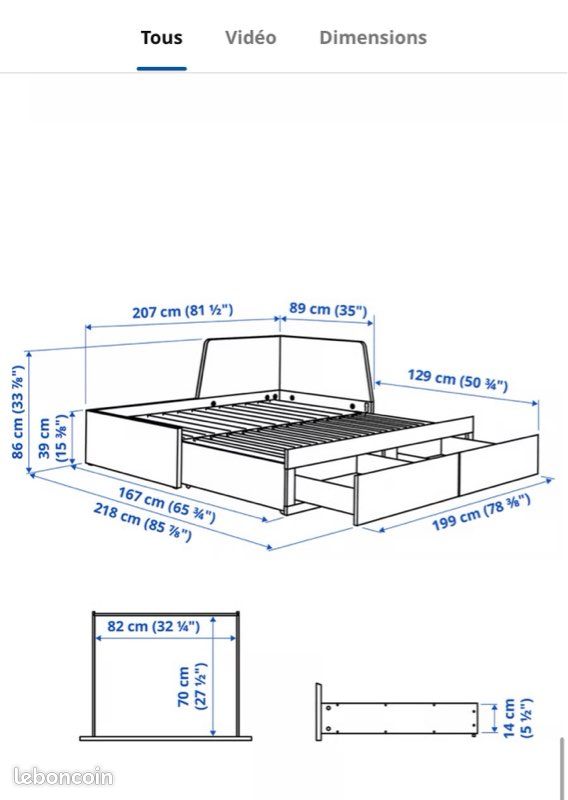 Lit IKEA Flekke (image 4)