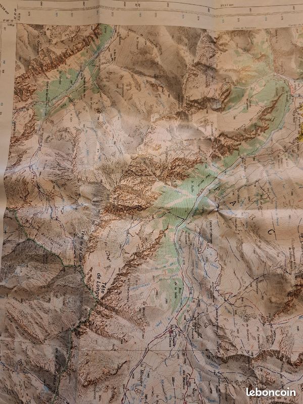 Carte IGN Aiguilles parc national régional du queyras (image 2)